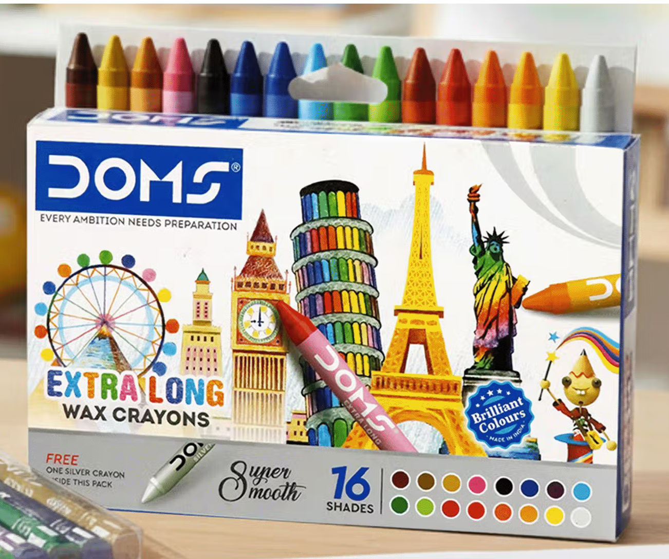 Wax crayons