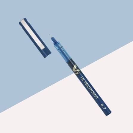 Blue gel pens