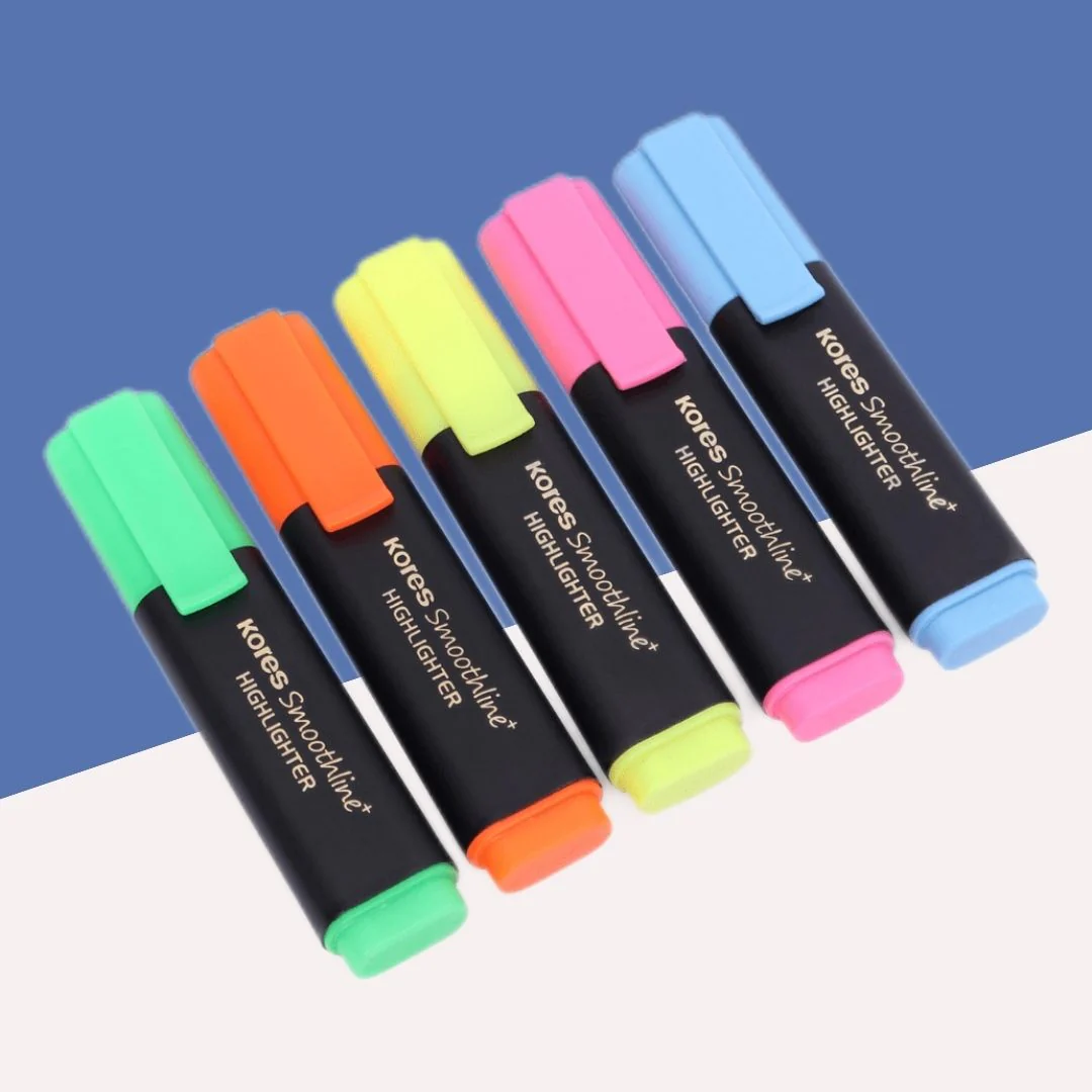 Highlighters (5 colours)